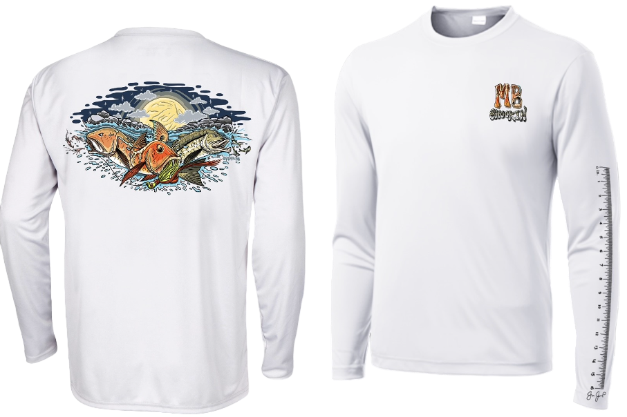 MB Snookin Long Sleeve Men White Shirt