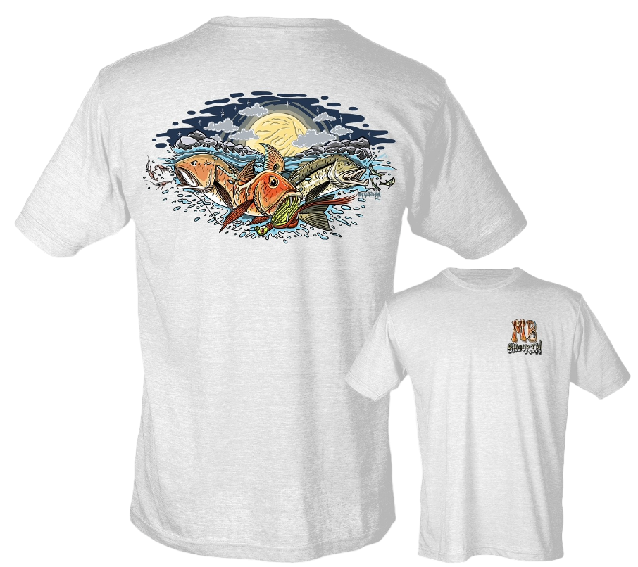 MB Snookin Men White T-Shirt