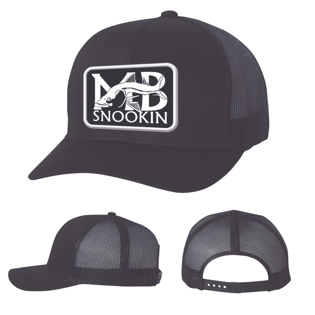 MB Snookin Adjustable Mesh Hat - Black