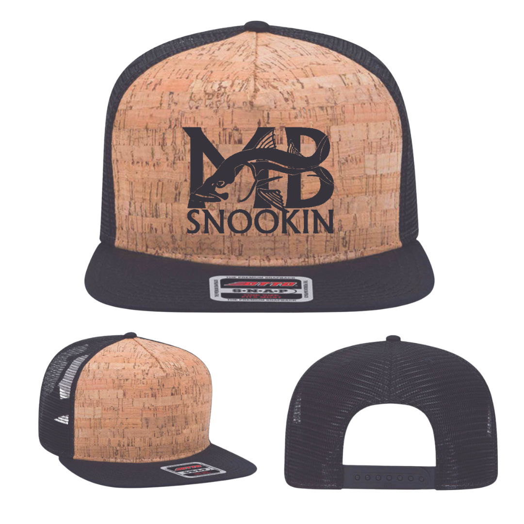 MB Snookin Adjustable Flat Bill Mesh Hat - Cork